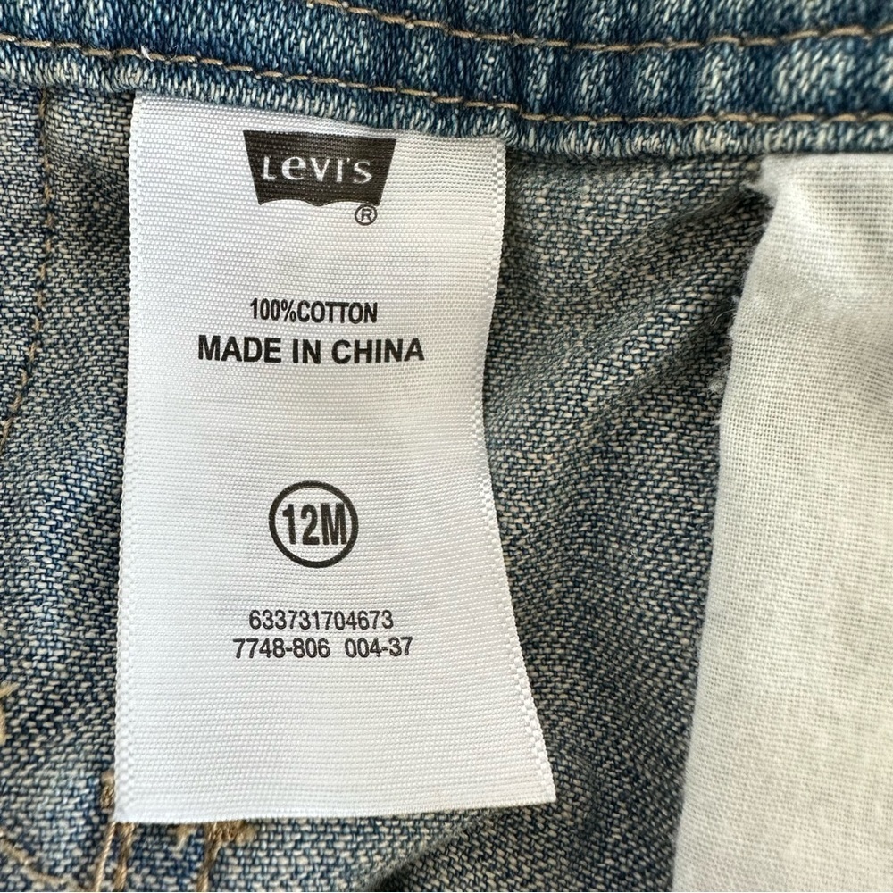 Levi’s baby  denim  overalls  12months new - Picture 4 of 10